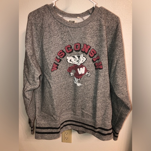 Vintage WI Badger Crewneck Sweatshirt - Picture 1 of 13